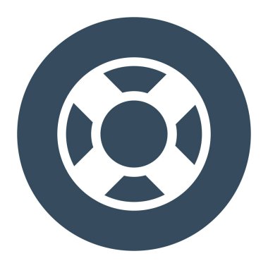 Yaşam Kurtarıcı İzole Vektör simgesi kolayca düzenleyebilir ya da değiştirebilir