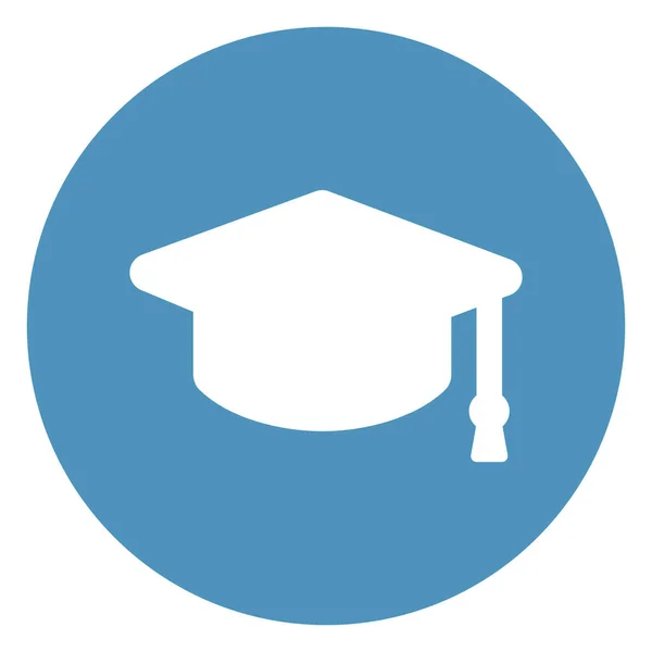 Graduation Cap Isolated Vector Icon Which Can Easily Modify Edit — Stock Vector