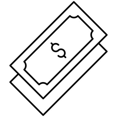 Kolayca değiştirebilen veya düzenleyebilen Nakit İzole Vektör simgesi