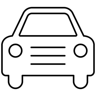 Kolayca değiştirebilen veya düzenleyebilen Otomobil İzole Vektör simgesi