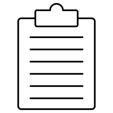 Kolayca değiştirebilen ya da düzenleyebilen pano izole edilmiş Vektör simgesi