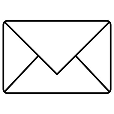 Kolayca düzenleyebilen ve düzenleyebilen Zarflı Vektör simgesi