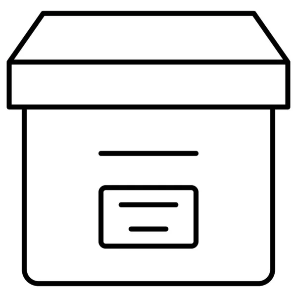 Box Isolated Icône Vectorielle Qui Peut Facilement Modifier Modifier — Image vectorielle