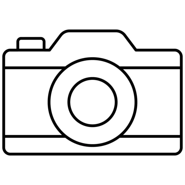 Isolation Caméra Icône Vectorielle Qui Peut Facilement Modifier Modifier — Image vectorielle