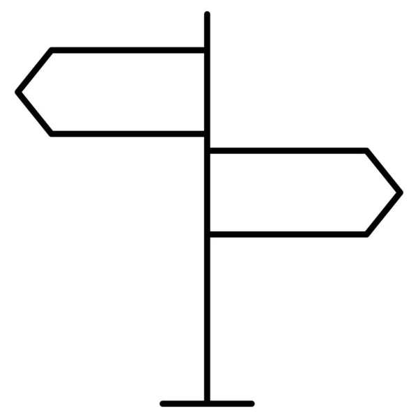 Directie Board Geïsoleerde Vector Pictogram Dat Gemakkelijk Kan Wijzigen Bewerken — Stockvector