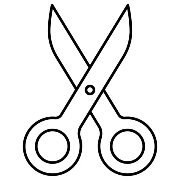 Scissors Isolated Vector Icon Which Can Easily Modify Edit — Stock Vector