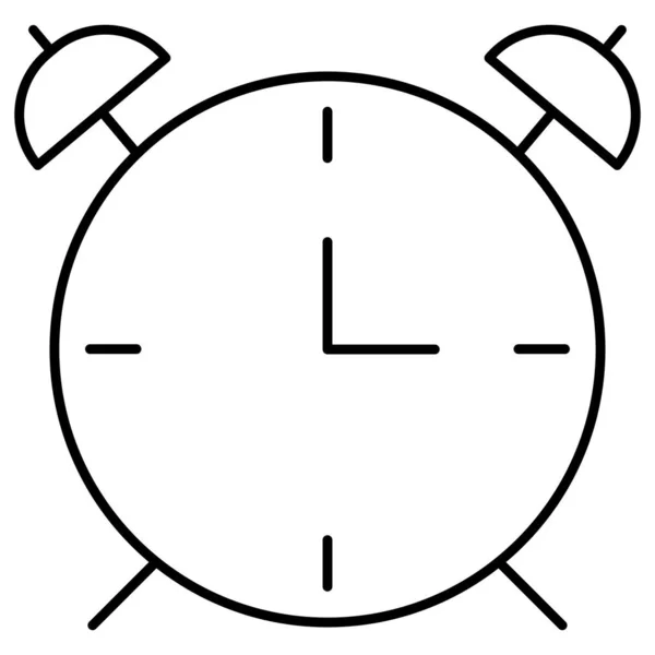 Reloj Despertador Icono Vector Aislado Que Puede Modificar Editar Fácilmente — Archivo Imágenes Vectoriales