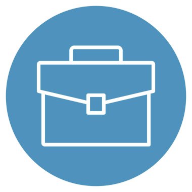 Kolayca düzenleyebilen ve düzenleyebilen Evrak Çantası İzole Vektör simgesi