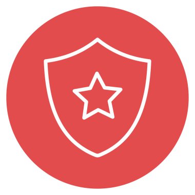  Kolayca değiştirebilen ya da düzenleyebilen izole edilmiş vektör simgesini koru