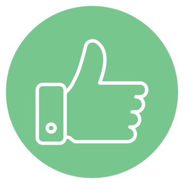 Onaylanmış başparmaklar izole edilmiş Vektör simgesi kolayca düzenlenebilir ya da değiştirilebilir