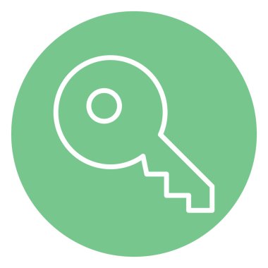 Anahtar izole vektör simgesi hangi kolayca düzenlemek veya değiştirmek