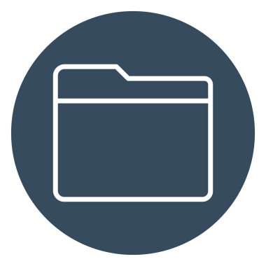 Kolayca düzenleyebilen ya da düzenleyebilen Dizin İzole Vektör simgesi