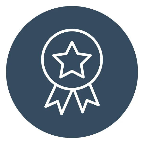 Award Isolated Vector Icon Which Can Easily Modify Edit — Stock Vector