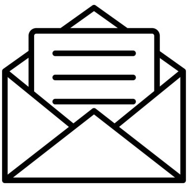 Kolayca düzenleyebilen ya da düzenleyebilen izole edilmiş vektör simgesi iletileri