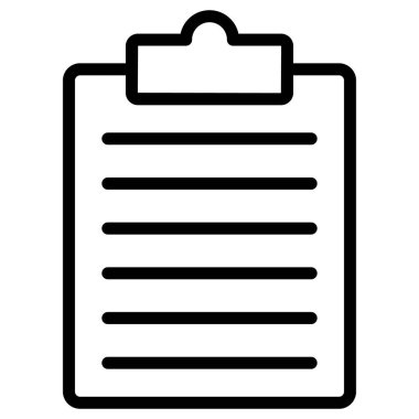 Kolayca değiştirebilen ya da düzenleyebilen pano izole edilmiş Vektör simgesi