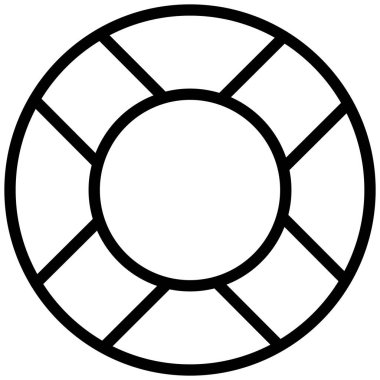 Yaşam Kurtarıcı İzole Vektör simgesi kolayca düzenleyebilir ya da değiştirebilir