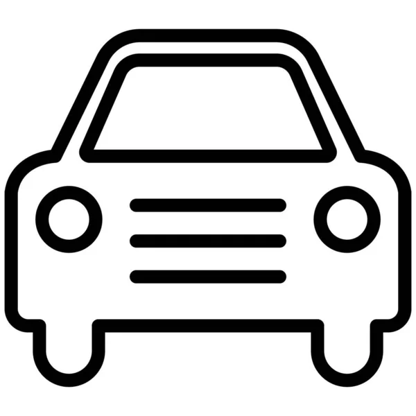 车辆隔离向量图标 可以很容易地修改或编辑 — 图库矢量图片