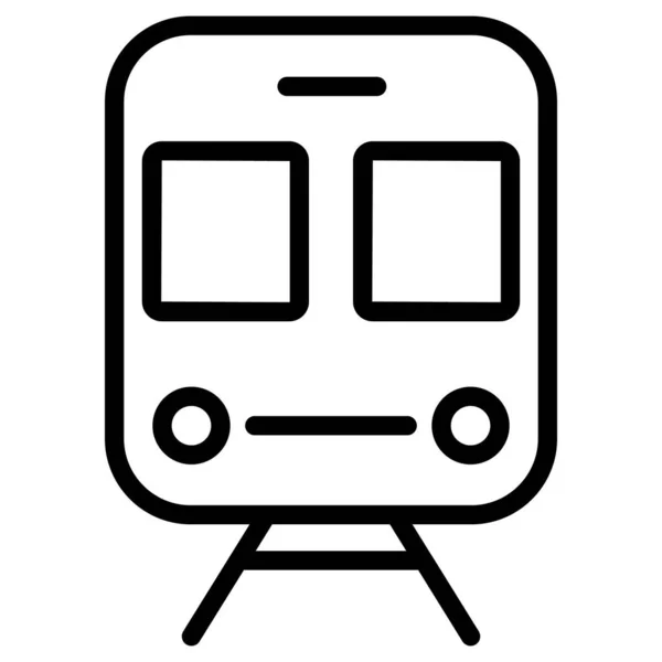 Train Isolated Vector Pictogram Dat Gemakkelijk Kan Wijzigen Bewerken — Stockvector