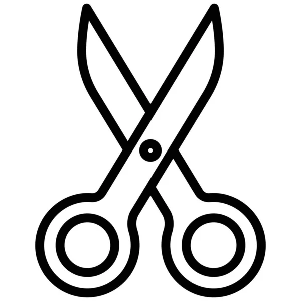 Scissors Isolated Vector Icon Das Leicht Geändert Oder Bearbeitet Werden — Stockvektor