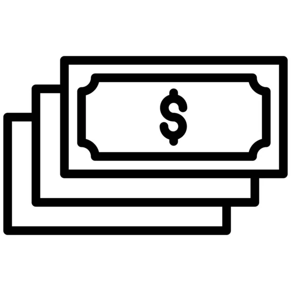 Money Isolated Vector Icon Which Can Easily Modify Edit — Stock Vector