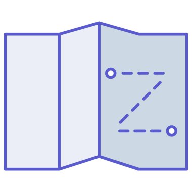 Yönlendirme haritası izole edilmiş Vektör simgesi kolayca düzenleyebilir ya da değiştirebilir