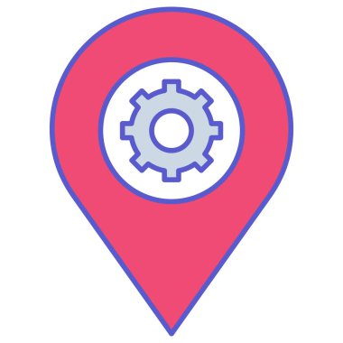 Tercihler Konumlandırılmış Vektör simgesi kolayca düzenlenebilir ya da değiştirilebilir