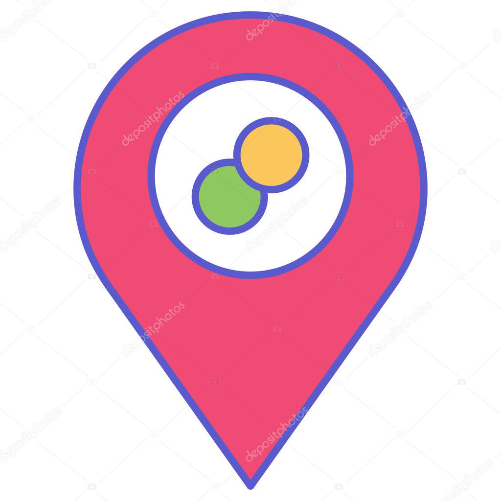 Money exchange location Isolated Vector icon which can easily modify or edit