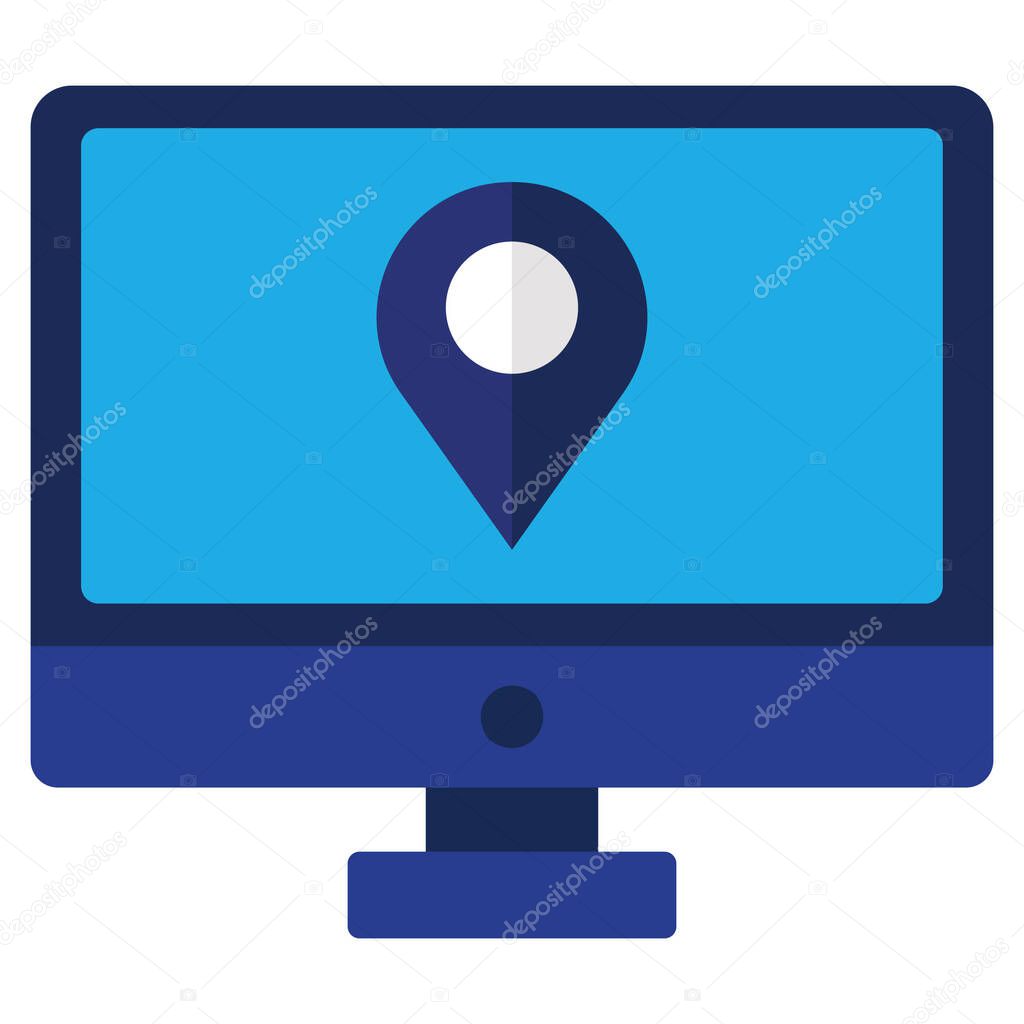 Location tracking Isolated Vector icon which can easily modify or edit