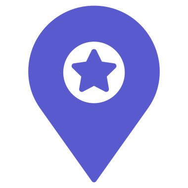 En sevilen konum izole edilmiş Vektör simgesi kolayca düzenlenebilir ya da değiştirilebilir