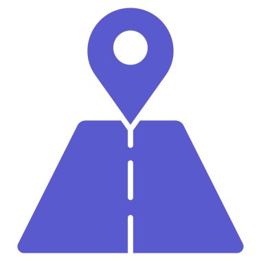 Yol Konumu İzole Vektör simgesi kolayca düzenleyebilir ya da değiştirebilir