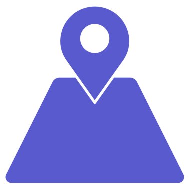 Yol Konumu İzole Vektör simgesi kolayca düzenleyebilir ya da değiştirebilir