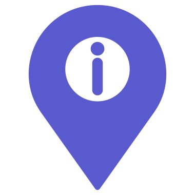 Konum bilgisi izole edilmiş Vektör simgesi kolayca düzenleyebilir ya da değiştirebilir