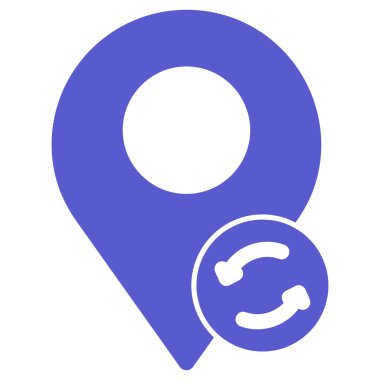 Kolayca düzenleyebilen ve değiştirebilen izole edilmiş vektör simgesini eşzamanla