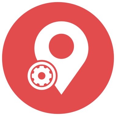 Tercihler Konumlandırılmış Vektör simgesi kolayca düzenlenebilir ya da değiştirilebilir