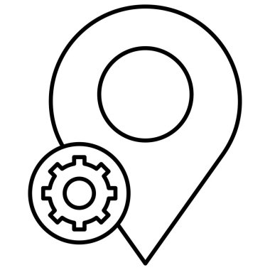 Tercihler Konumlandırılmış Vektör simgesi kolayca düzenlenebilir ya da değiştirilebilir