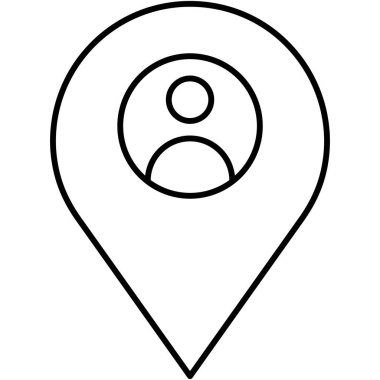 Kolayca değiştirebilen veya düzenleyebilen izole edilmiş vektör simgesi