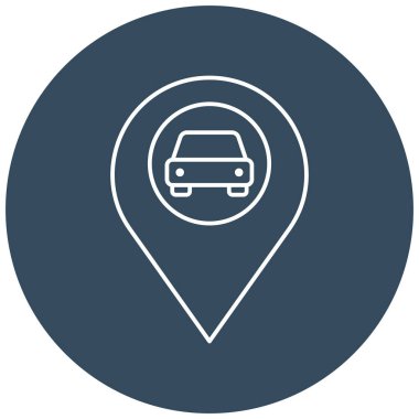 Kolayca değiştirebilen veya düzenleyebilen izole edilmiş vektör simgesi