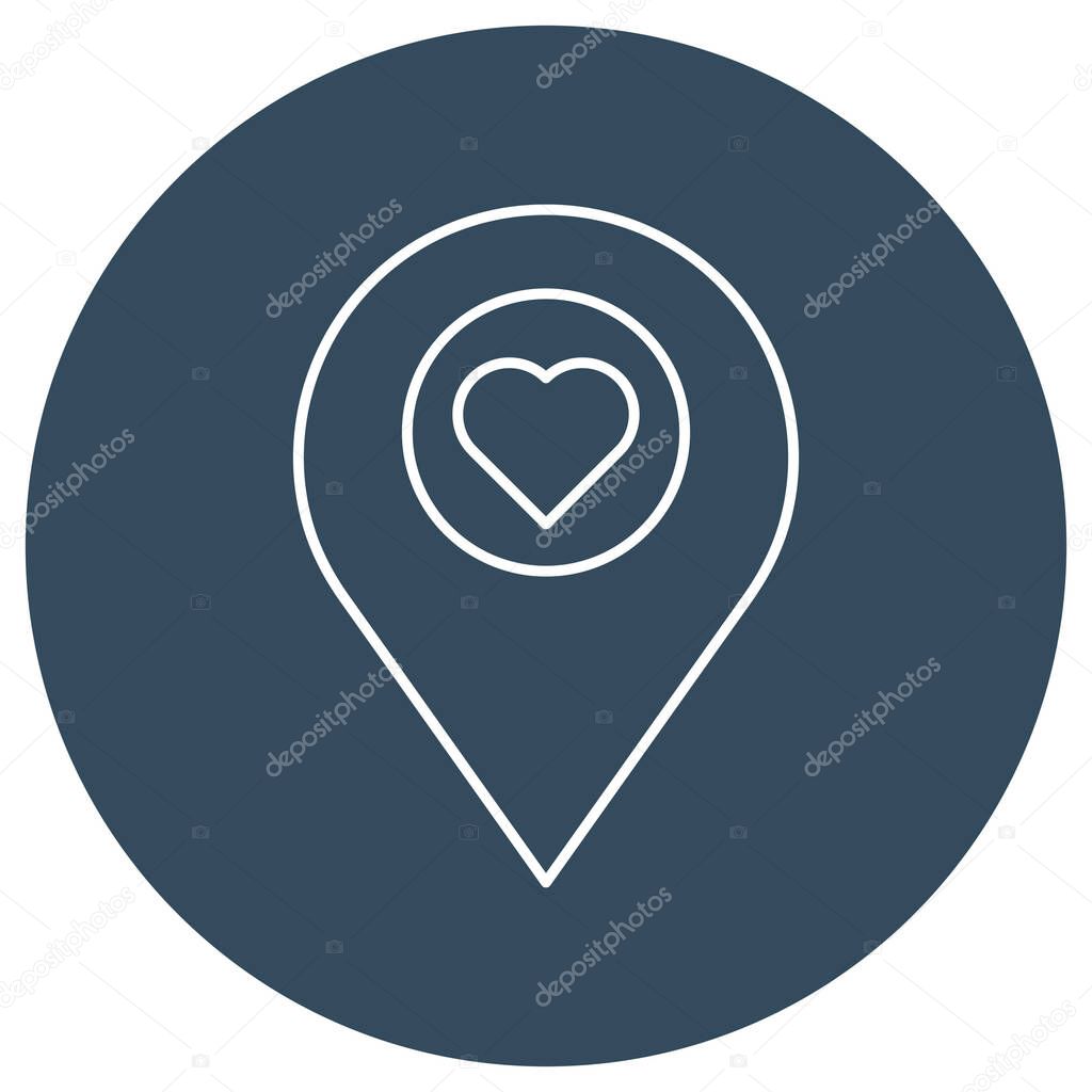 Favourite Location Isolated Vector icon which can easily modify or edit