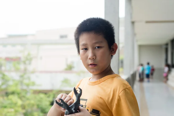 Portrait of asian boy — Stock Photo, Image