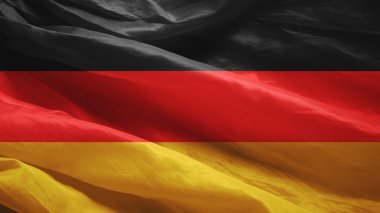 Almanya bayrağı kumaş doku