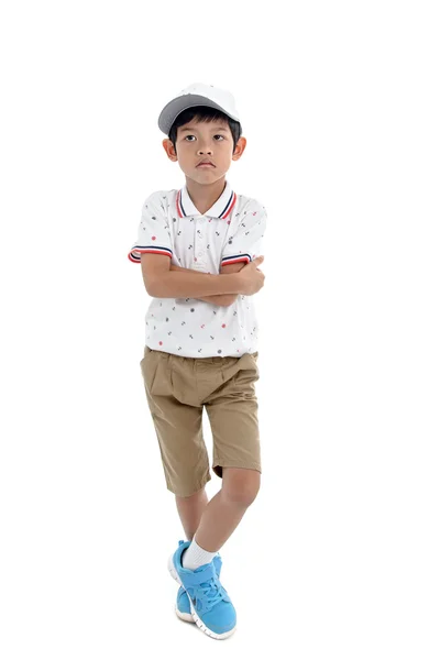 Asian boy on white — Stock Photo, Image