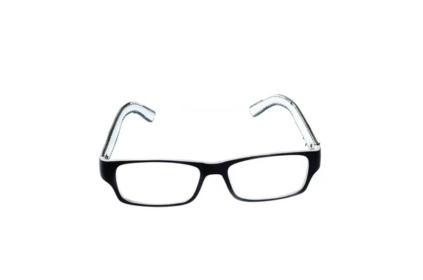 Black and white Eye Glasses Isolated on White — Stock Photo, Image