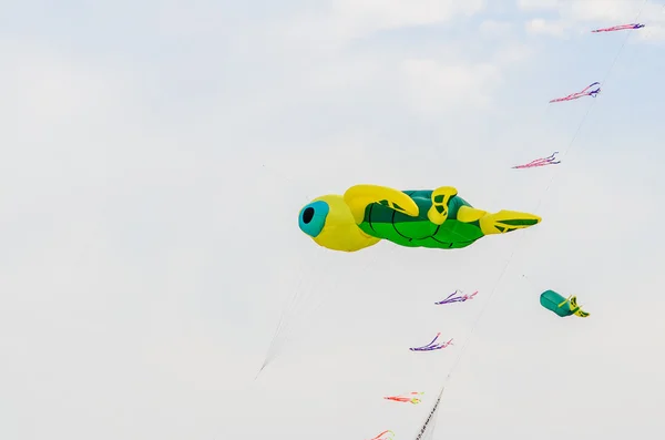 PHETCHABURI THAILAND-29 marzo: Cha-Am International Kite Festiva — Foto Stock