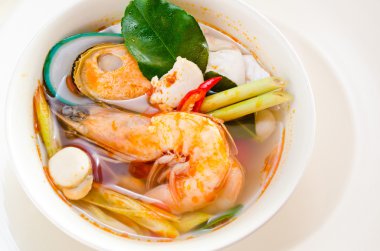 Tom yum kung, Tayland gıda