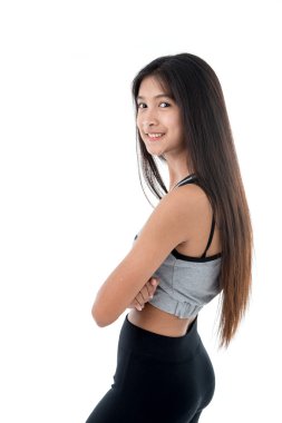 Asya genç spor kız