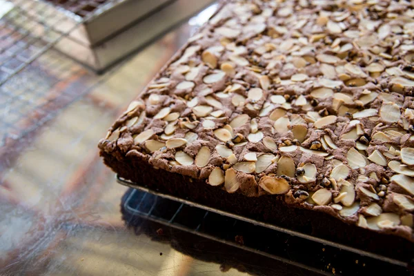 Smakelijk zelfgemaakte brownie — Stockfoto
