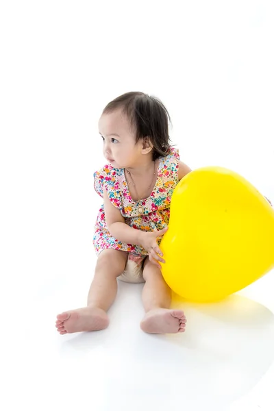 Schattig Aziatische klein meisje — Stockfoto