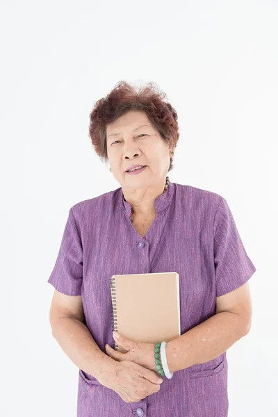 Mujer sosteniendo un libro —  Fotos de Stock