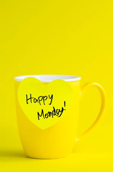 Happy Monday message — Stock Photo, Image