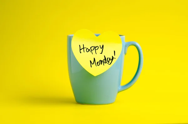 Happy Monday message — Stock Photo, Image